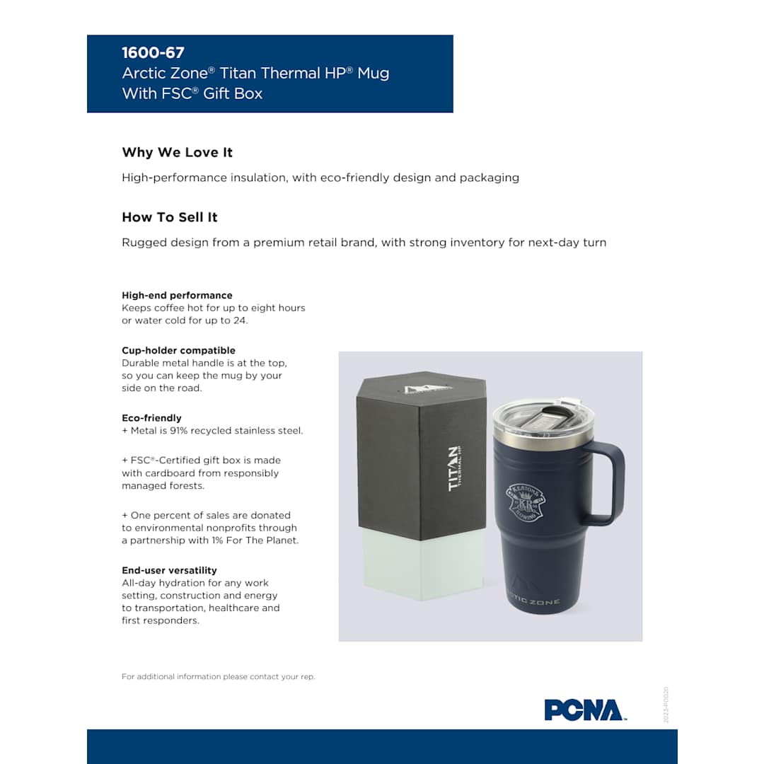 Arctic Zone® Titan Thermal HP® Mug 20oz 224