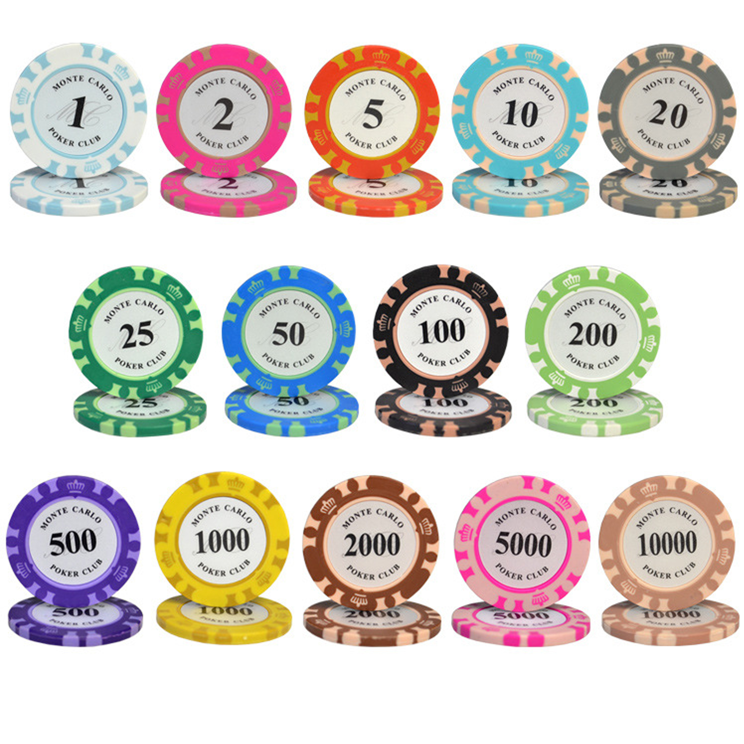 Ceramic Mahjong Chips 2