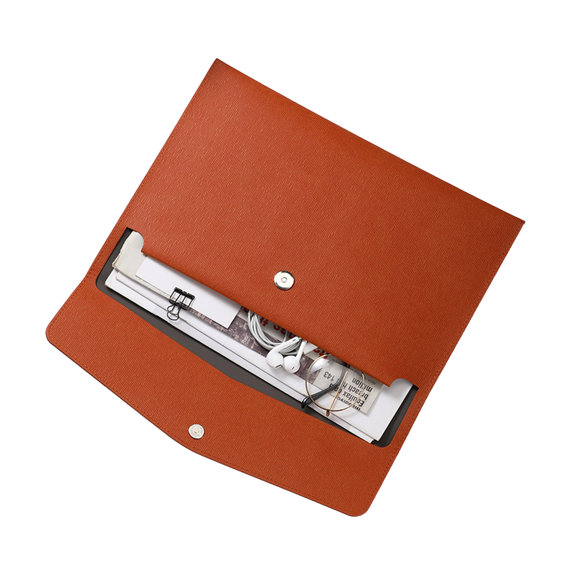 Pu Spacious A4 Office Data Bag ?C Stylish And Functional 4