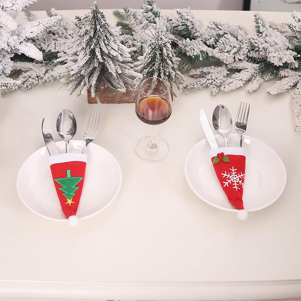 Christmas Hat Knife and Fork Bag 3