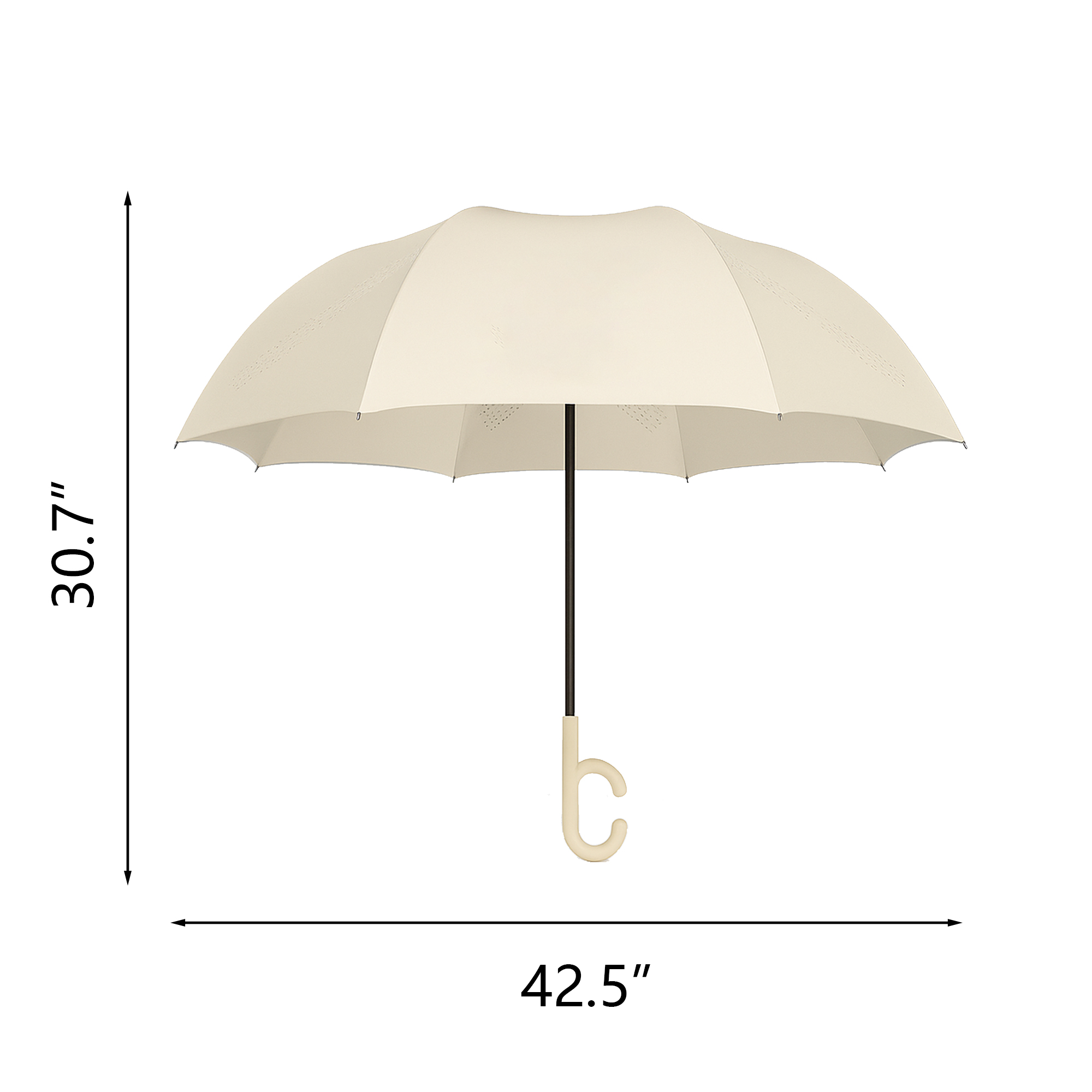 8-Rib Windproof Inverted Umbrella 2