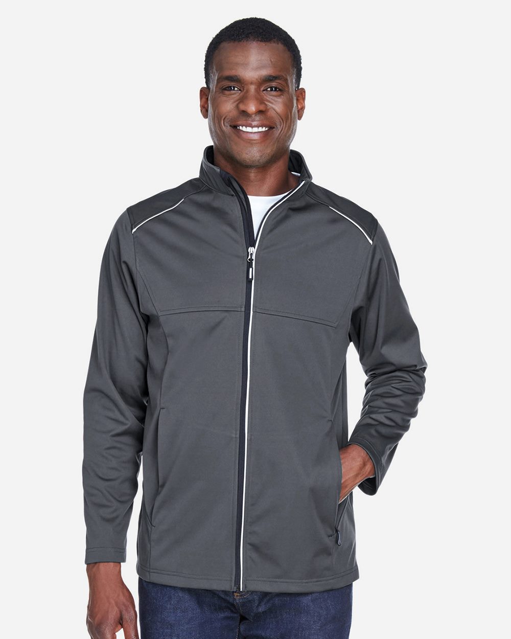 Men's Tall Techno Lite Three-Layer Knit Tech-Shell - CE708T 11
