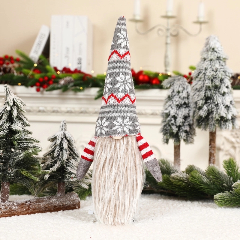 Gnome Christmas Santa Claus Wine Bottle Cover 2