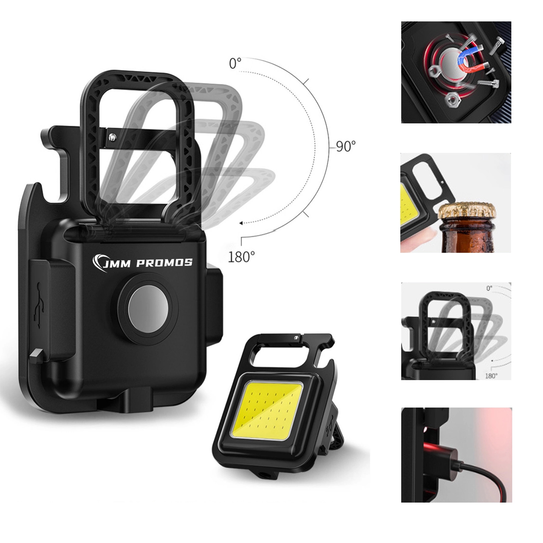 Led Mini Flashlight Portable Pocket Usb Key Chain Light 1