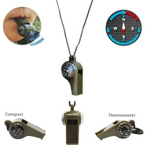 Whistle With Compass And Thermometer 16
