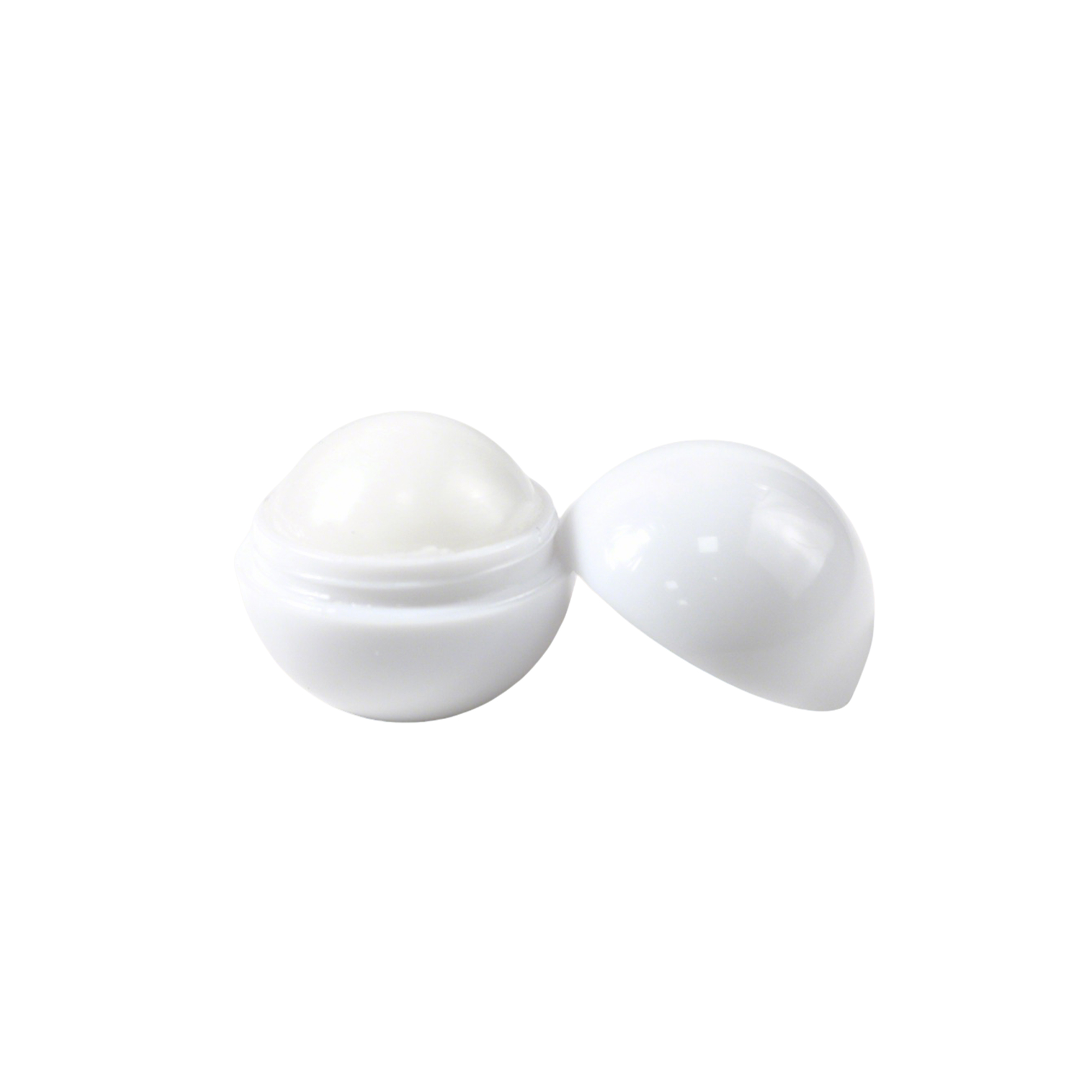 Round Lip Balm Container With Moisturizing Formula 1.5" Diameter 8