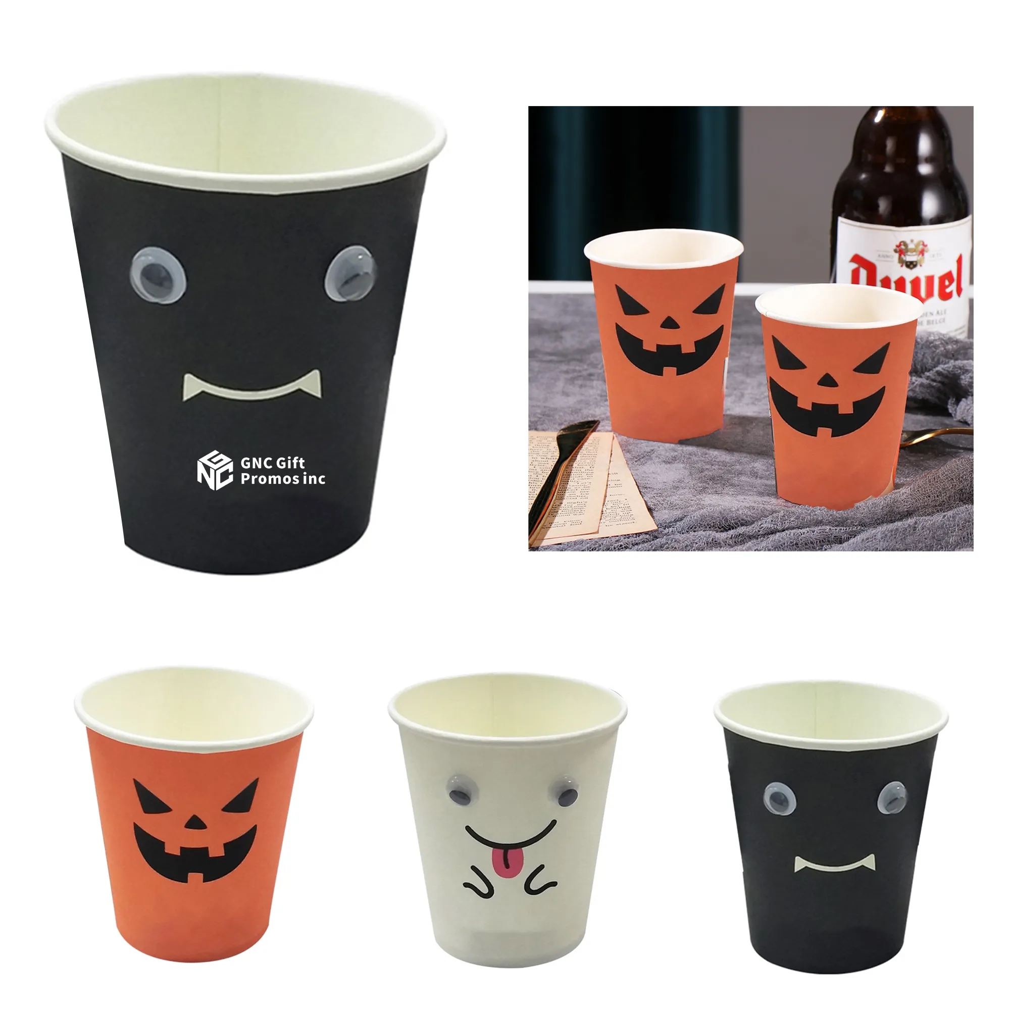 Customize Various Halloween Disposable Paper Cups 4