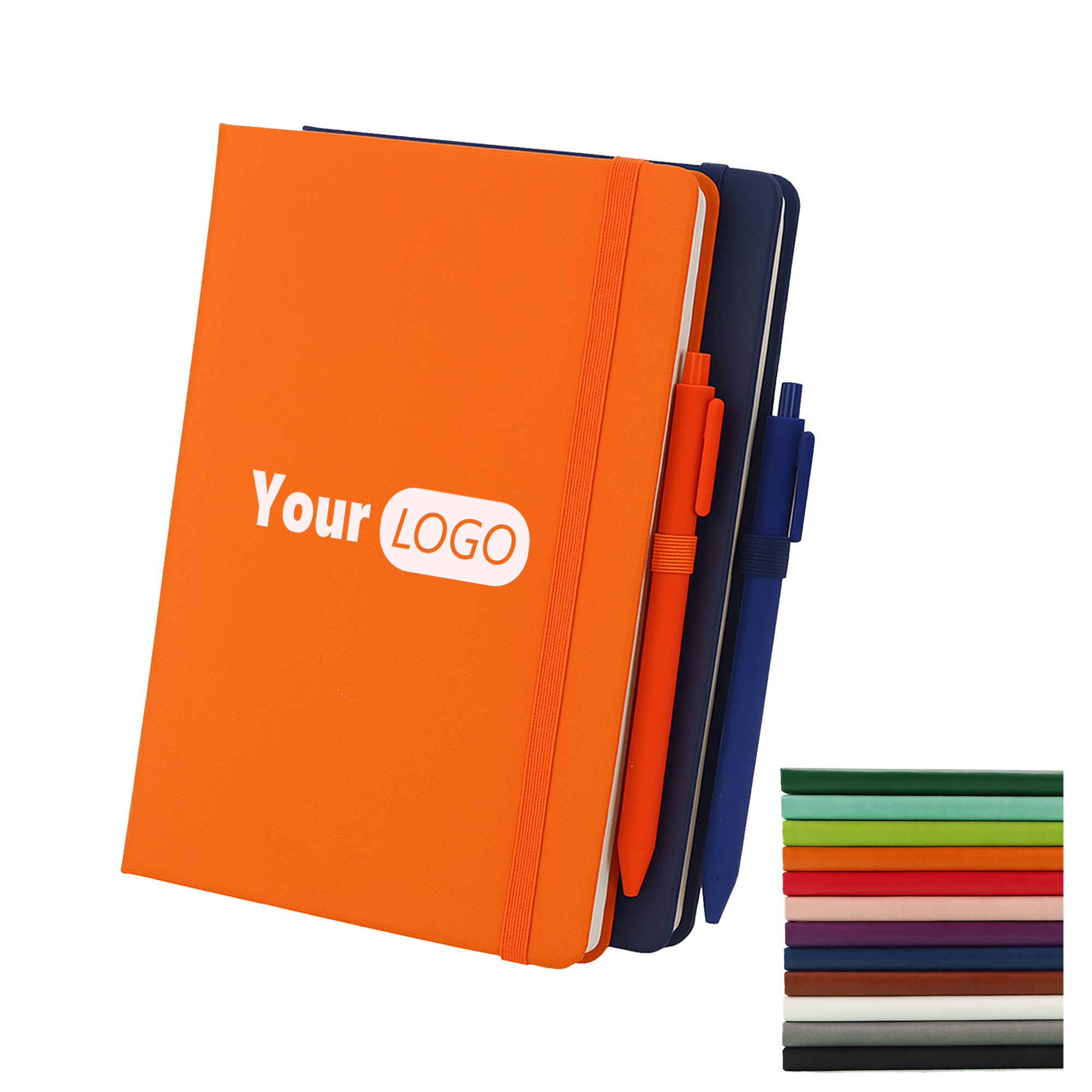 A5 Hardcover Notebook With Elastic Pen Loop 3