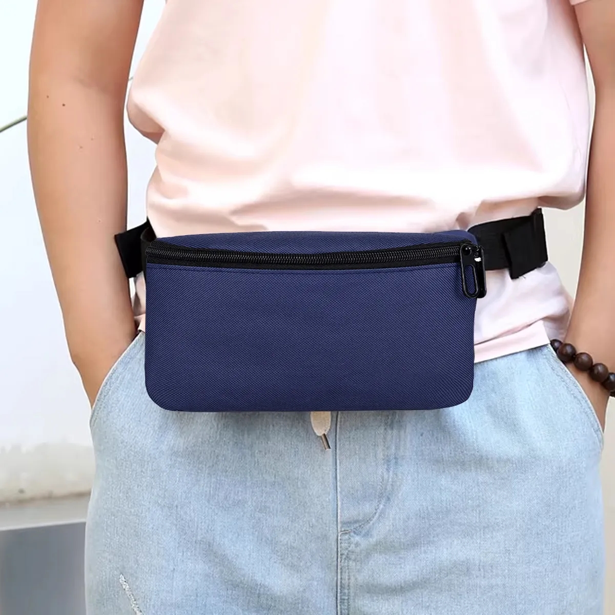 Adjustable Sports Waist Bag With Zipper Pocket Belt bag Fanny pack crossbody bags for women/man 3