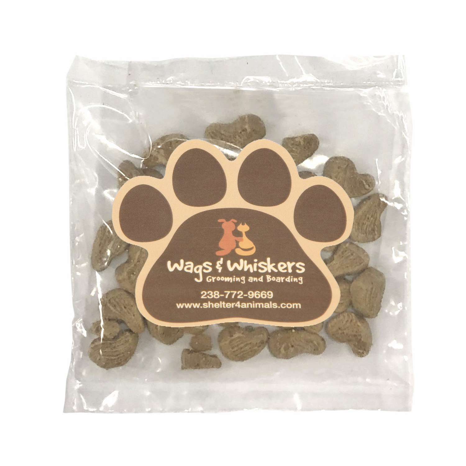 Mini Snack Bag with Paw Magnet Pet Fill 2