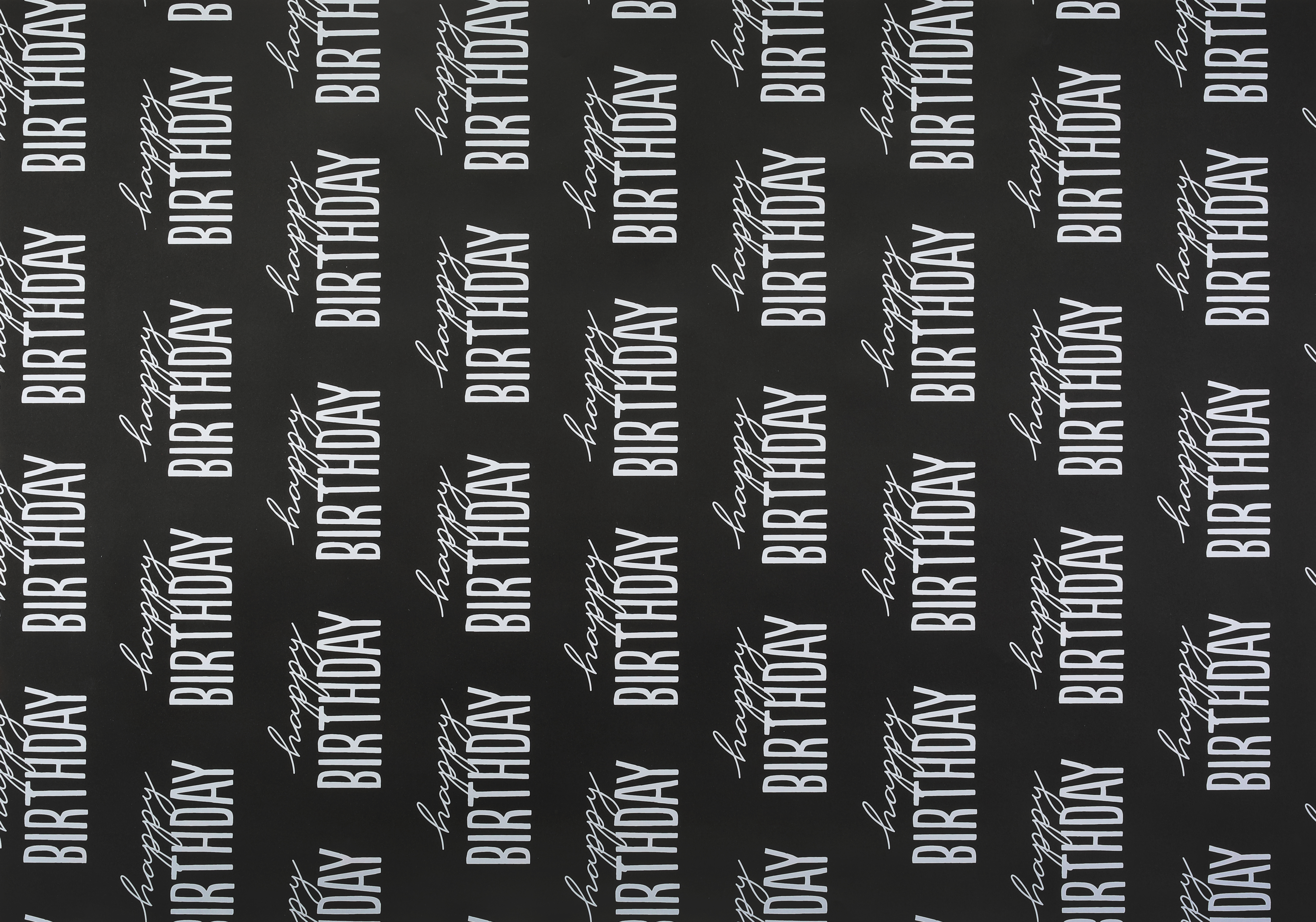 Bright Birthday Reversible Wrapping Paper (28"x20") 1