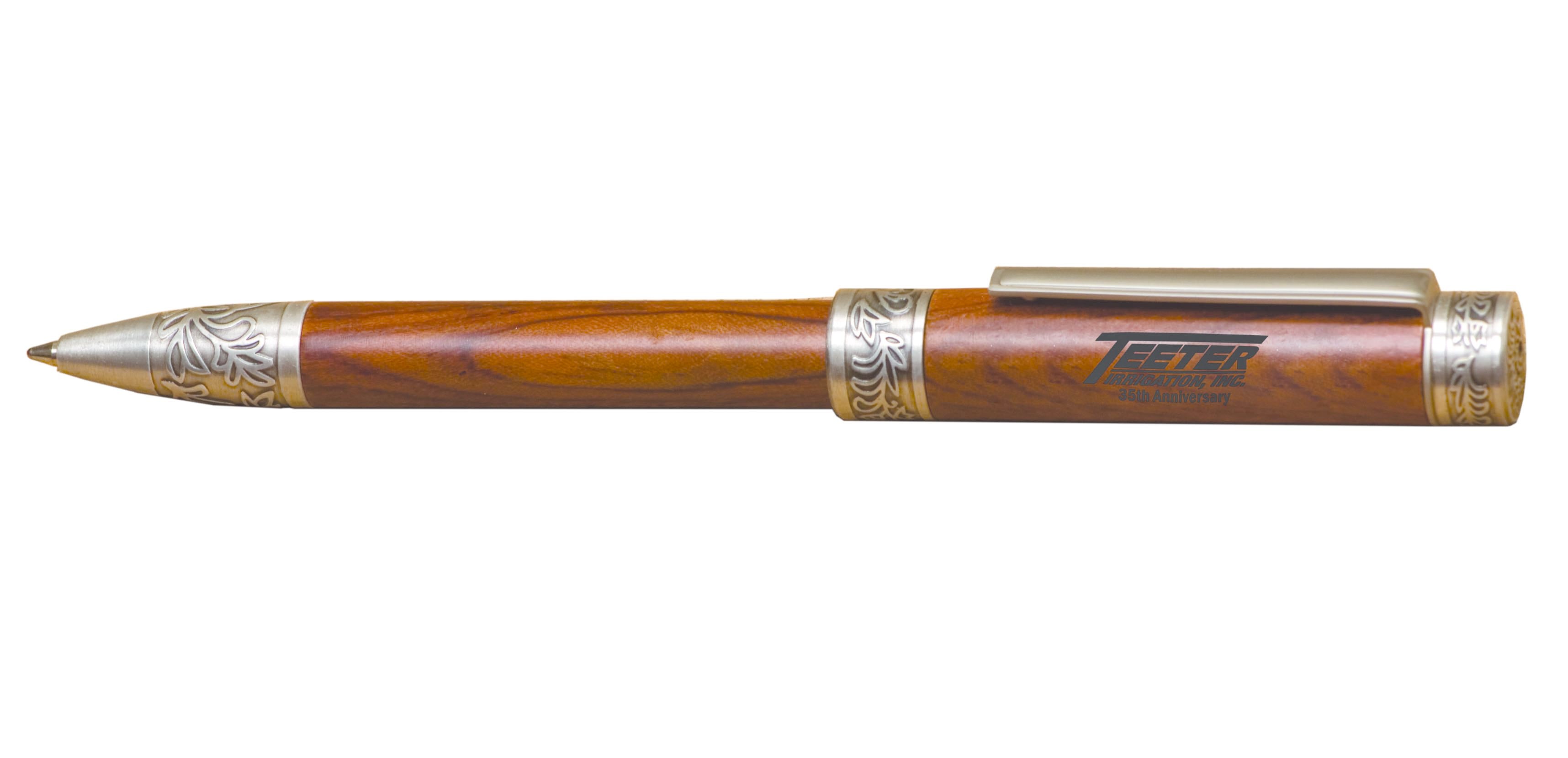 Intalica Rosewood Twist Action Ballpoint Pen