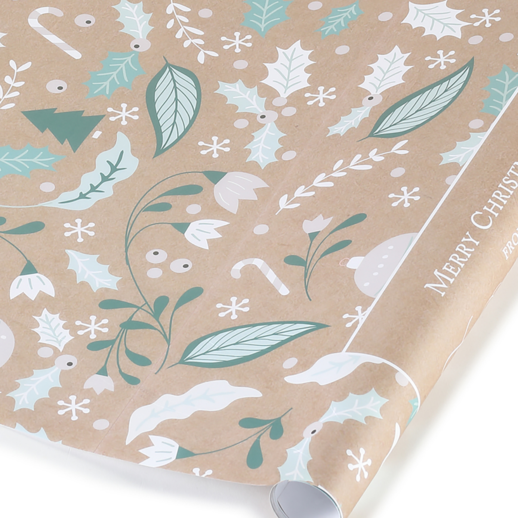 Christmas Elements Personalized Wrapping Paper Roll 4