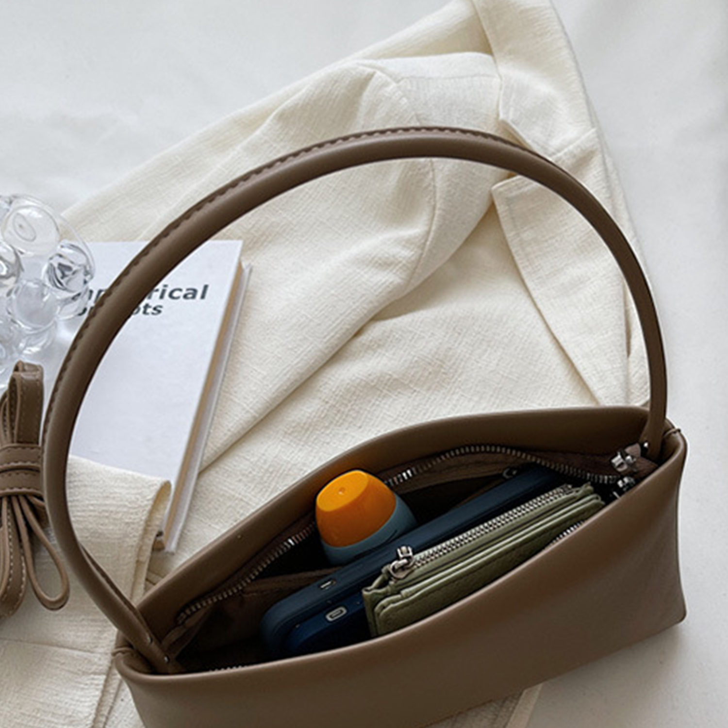 PU Leather Vintage Crossbody Tote Bag 5