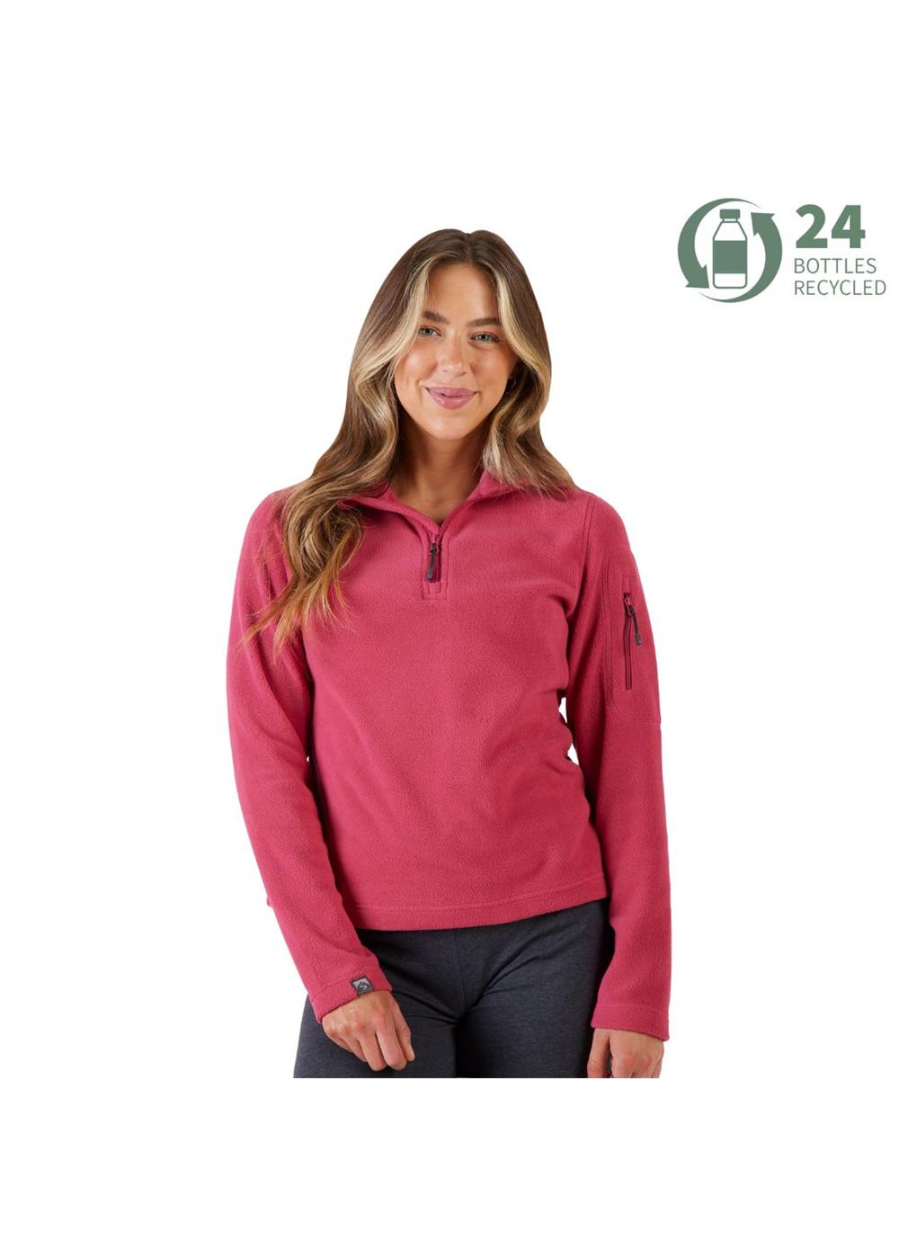 Storm Creek Women's Fireside Fleece Microfleece Quarter Zip 64