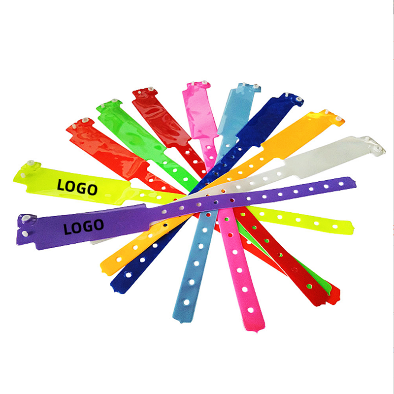 Disposable PVC advertising wristbands concert bracelets hospital children's playground tourist 2