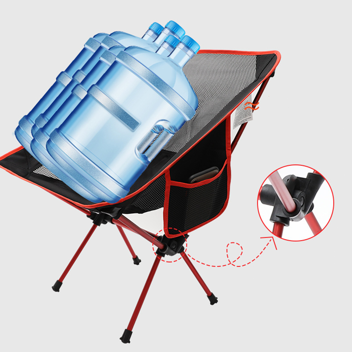 Folding Portable Mesh Camping Chair 3