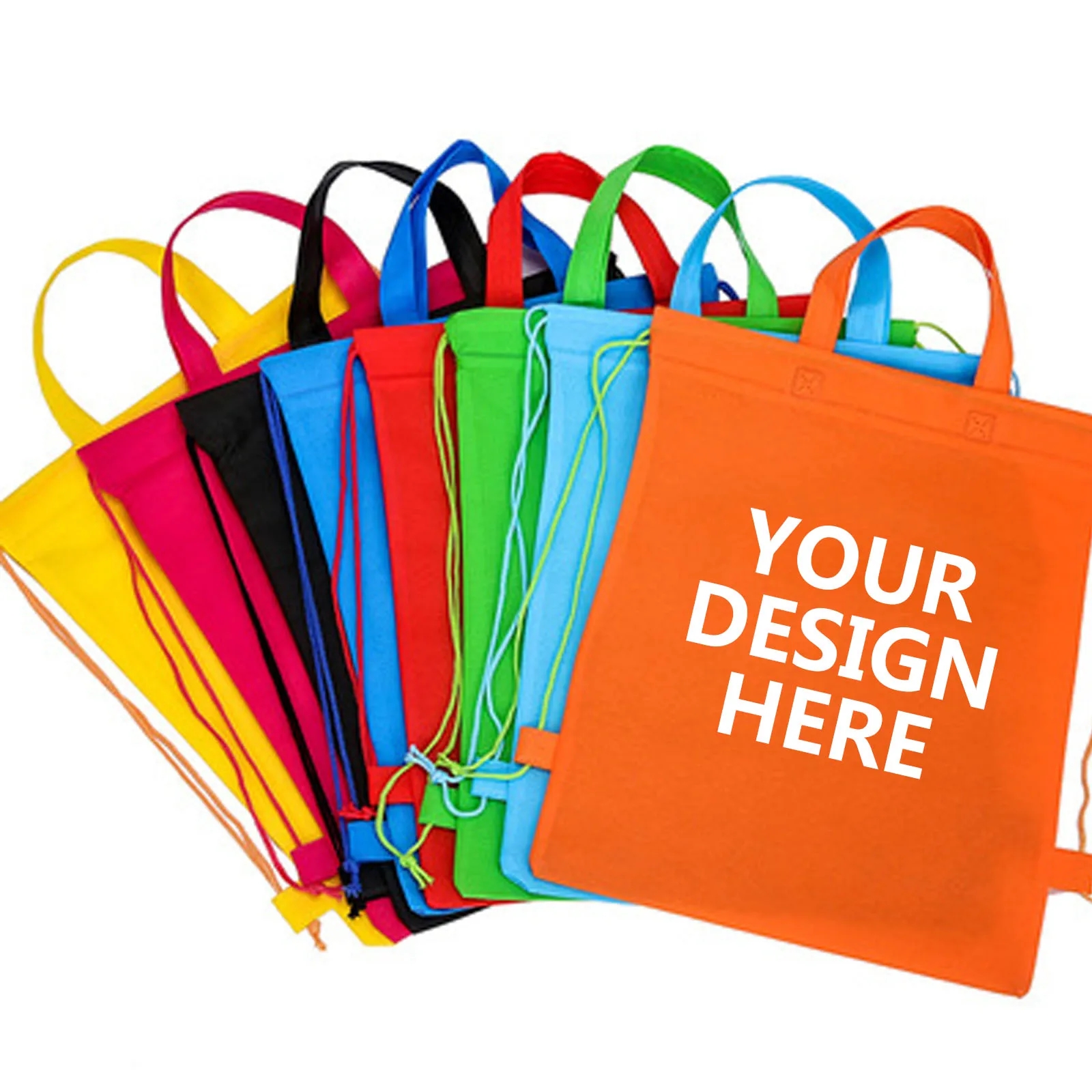 Non-woven Drawstring Sportpack MOQ 100PCS 2