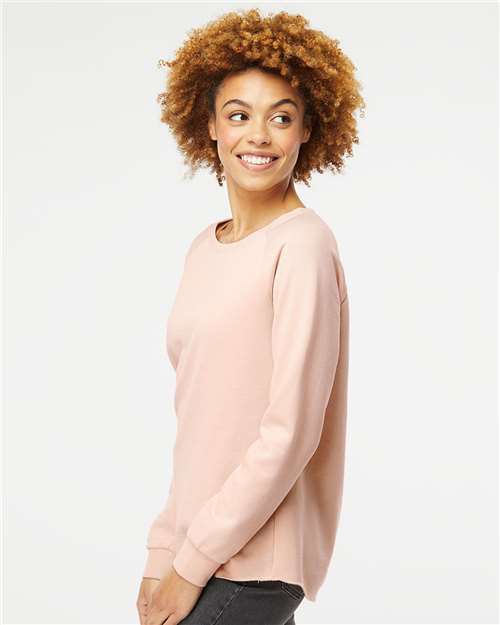 Women's California Wave Wash Crewneck Sweatshirt - PRM2000 6