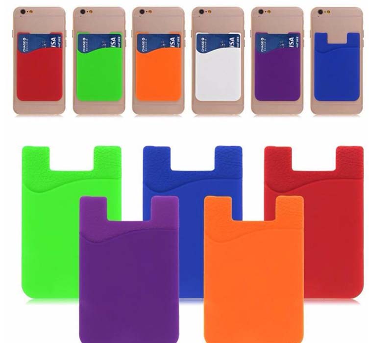 Silicone Phone Wallet with Single Pocket Holder 2