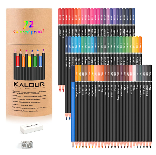 72-Color Colored Pencil Set 5