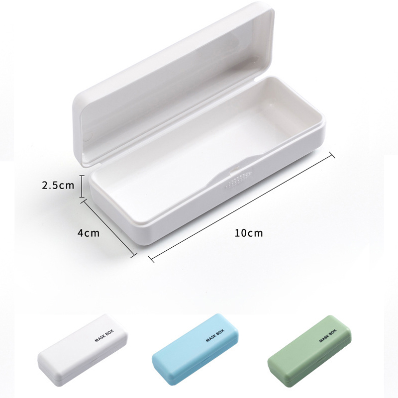 Folding Mask Case Container Portable Mask Container Storage Organizer 4