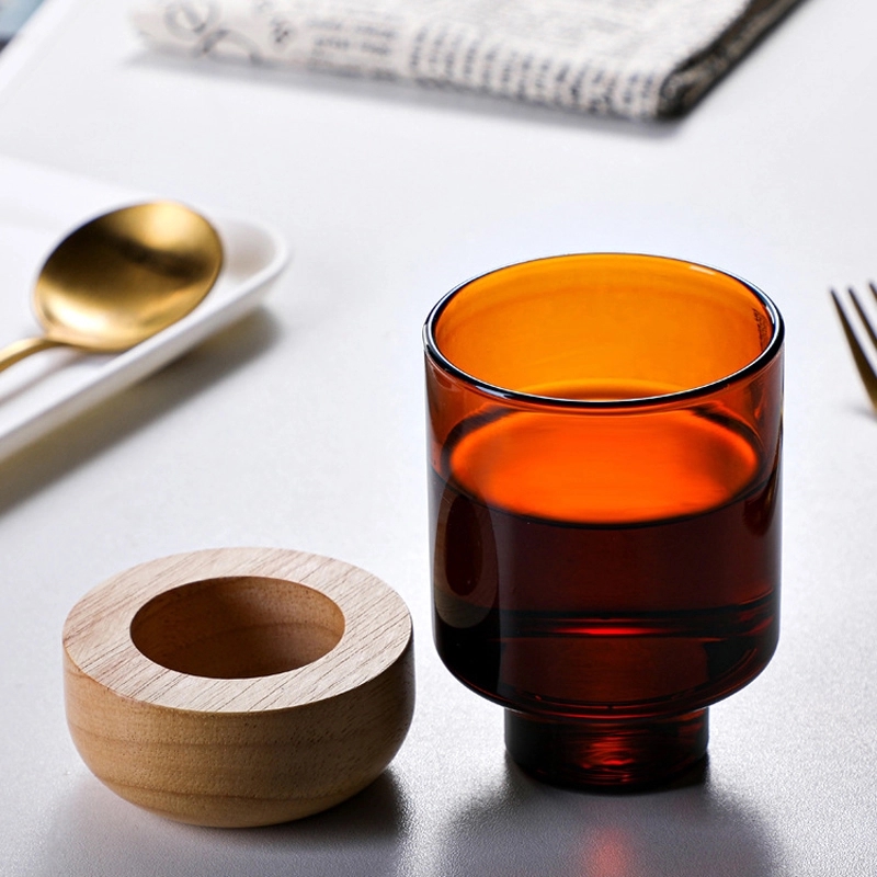 Custom 9 OZ. / 280ML Glass Tea Coffee Drink Gift Cup 14