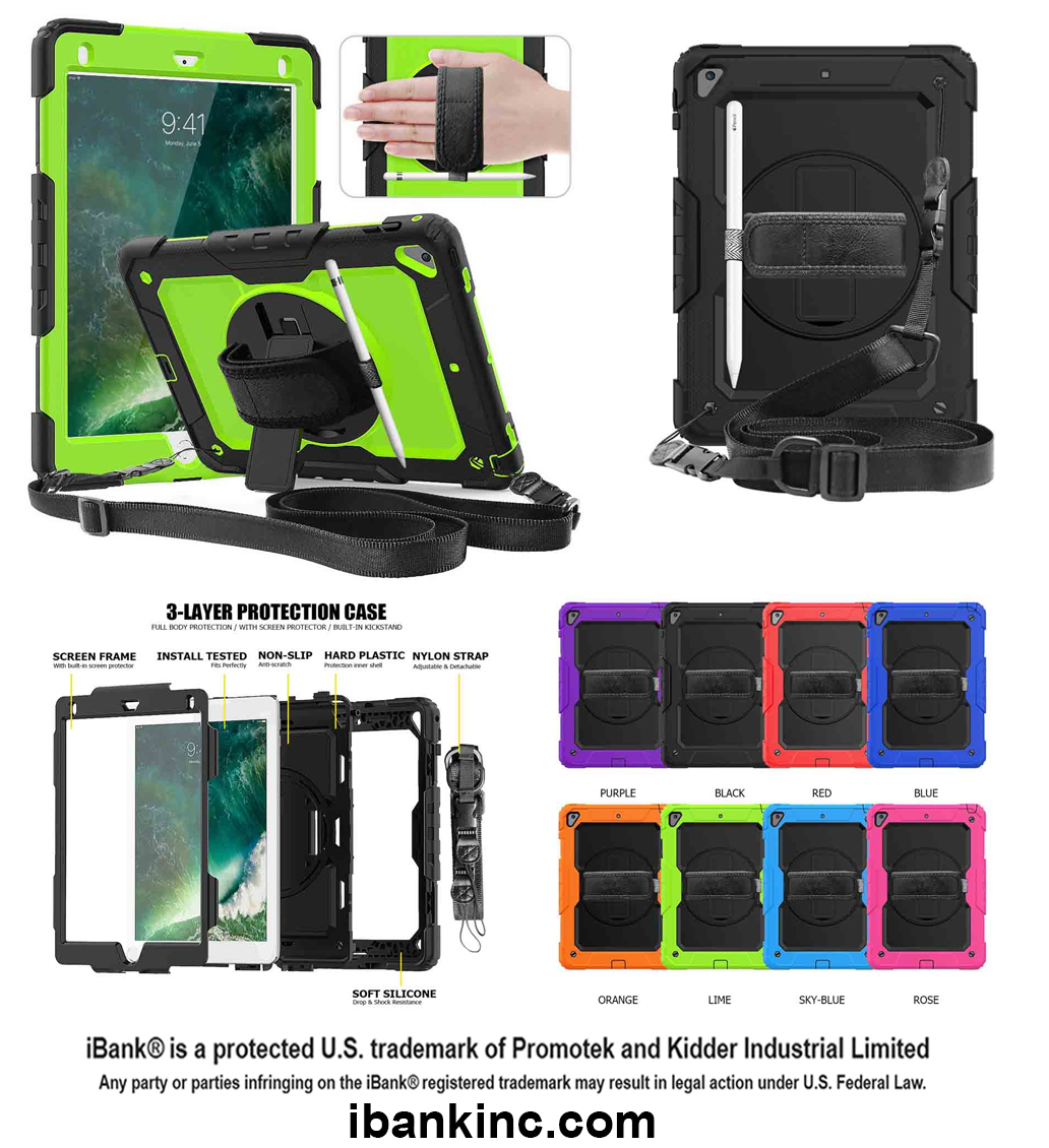 iBank ® iPad 10.2" Shockproof Case compatible with 9th/8th/7th 2021-2019 3