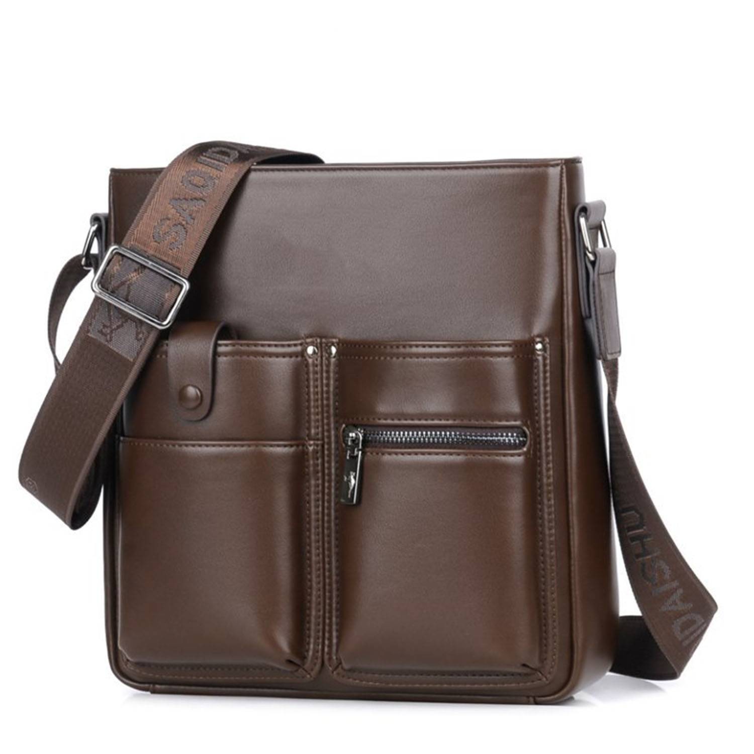 PU Leather Outdoors Crossbody Bag For Man 11