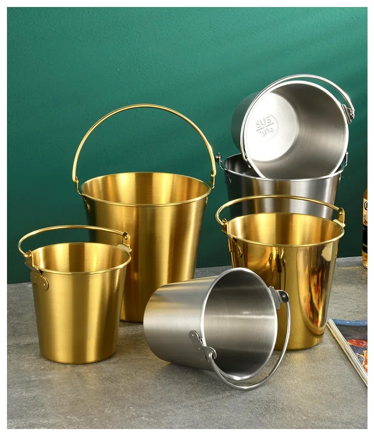 57OZ Stainless Steel Beer Snack Bar KTV Ice Bucket 2