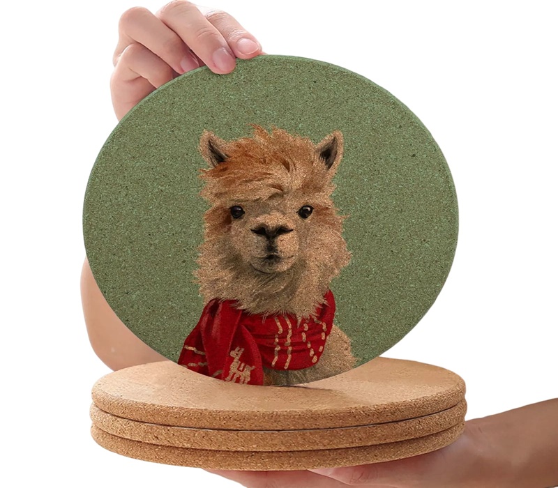 Cork Wood Coaster 4