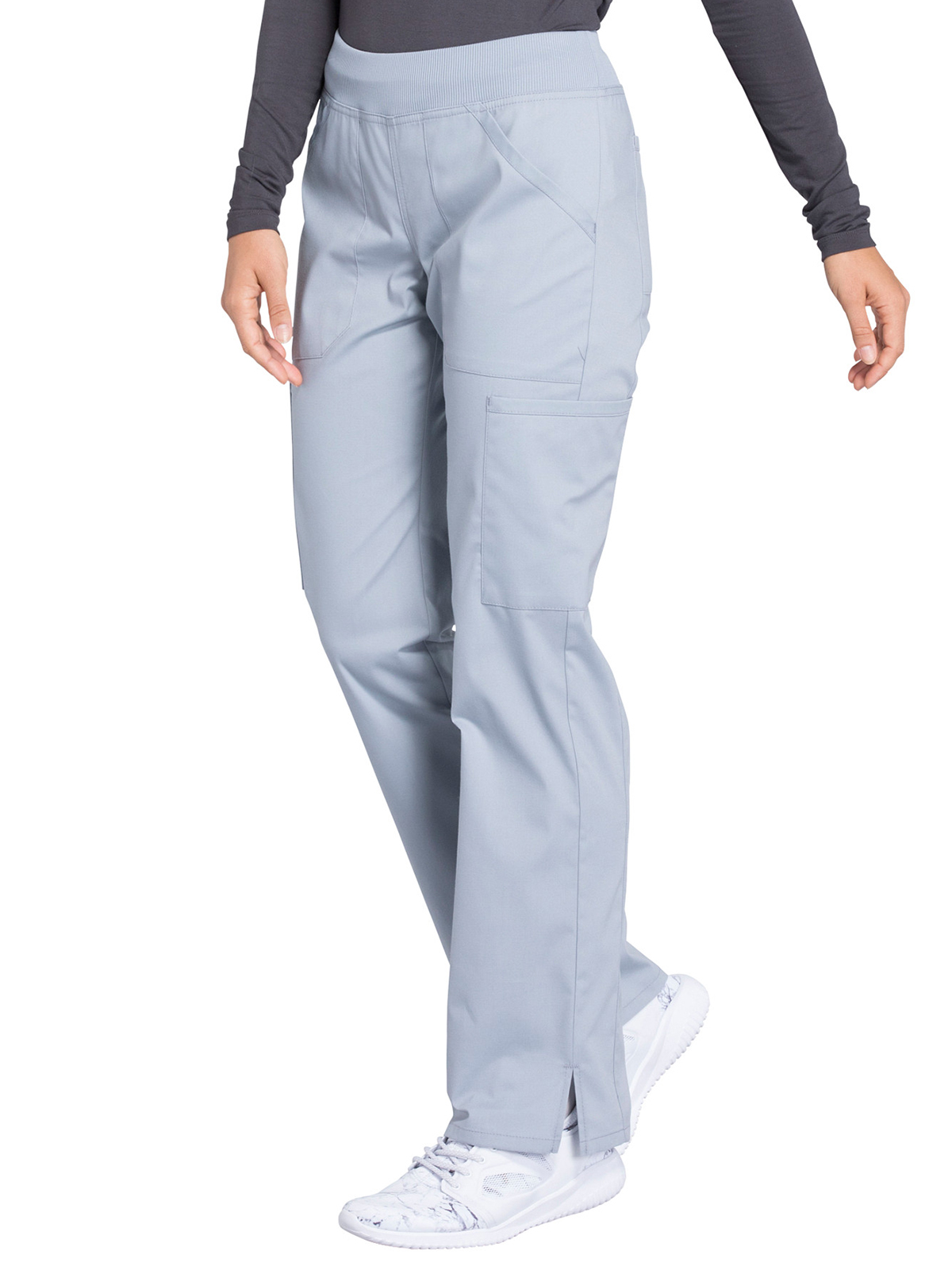 Cherokee - Workwear Professionals - Mid Rise Straight Leg Pull-on Cargo Pant 6