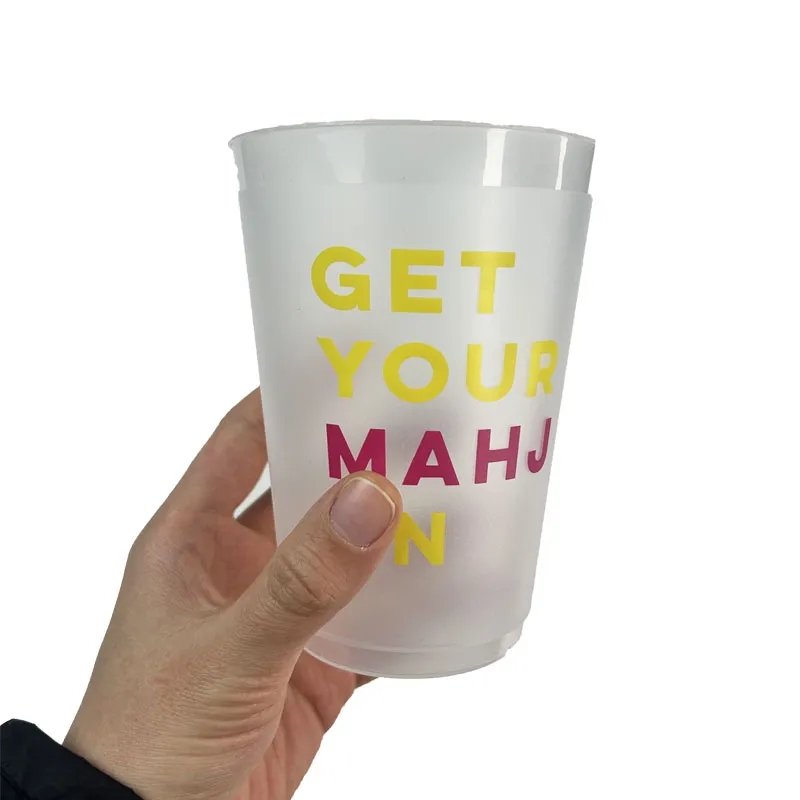 16 oz. Frosted Plastic Stadium Cups 3