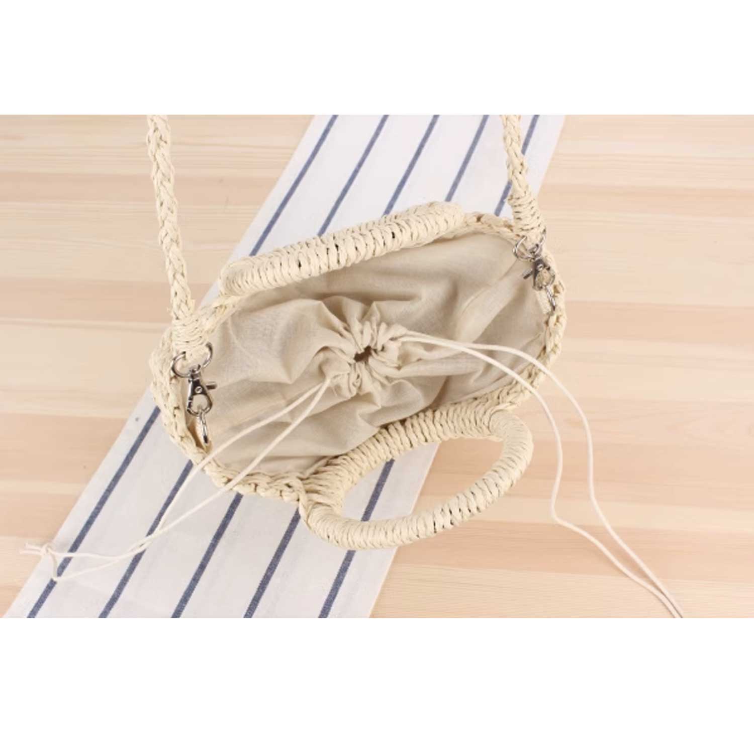 Seaside Woven Hobo – Boho Beach Sling Bag 8