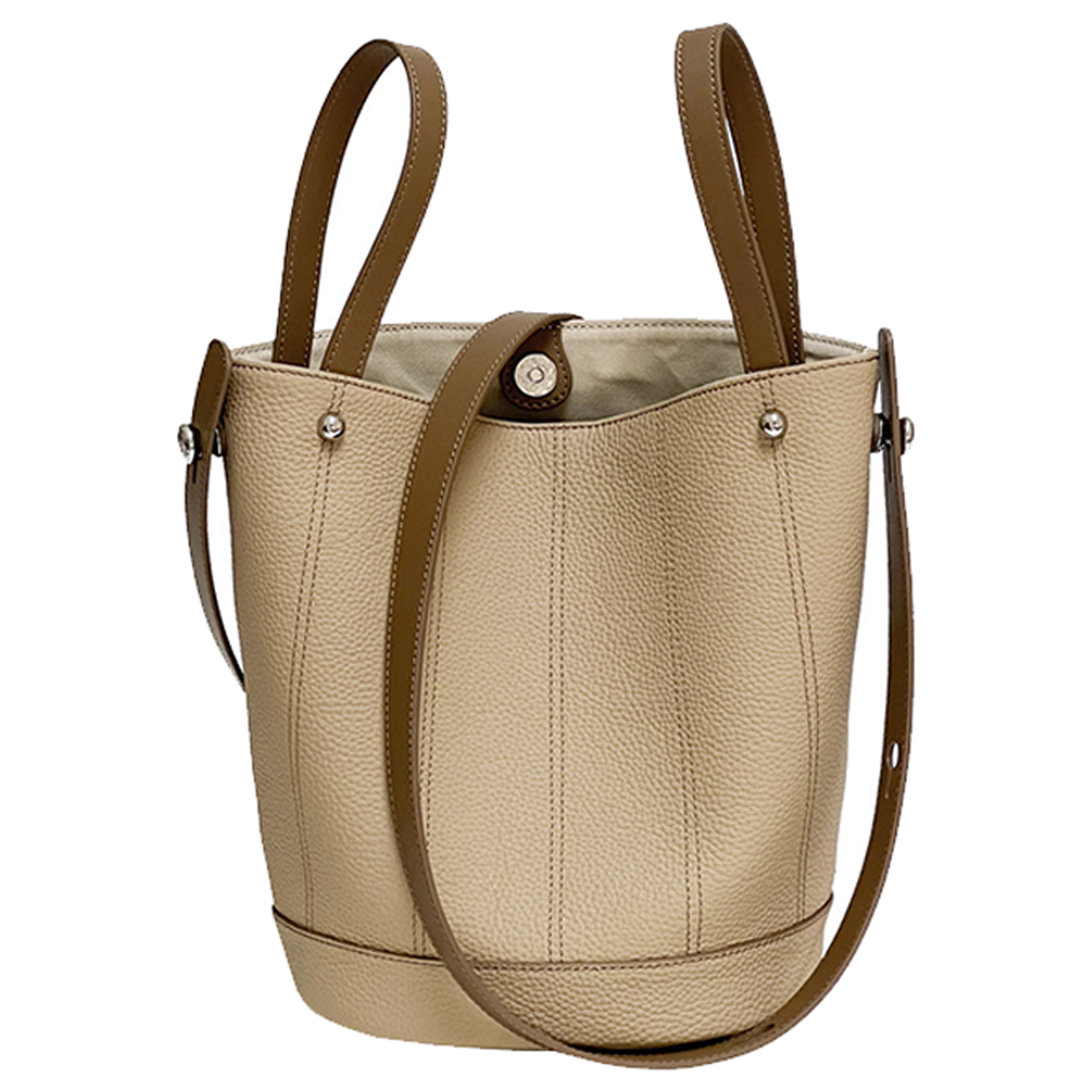 Genuine?Leather Bucket Bag For Women 2