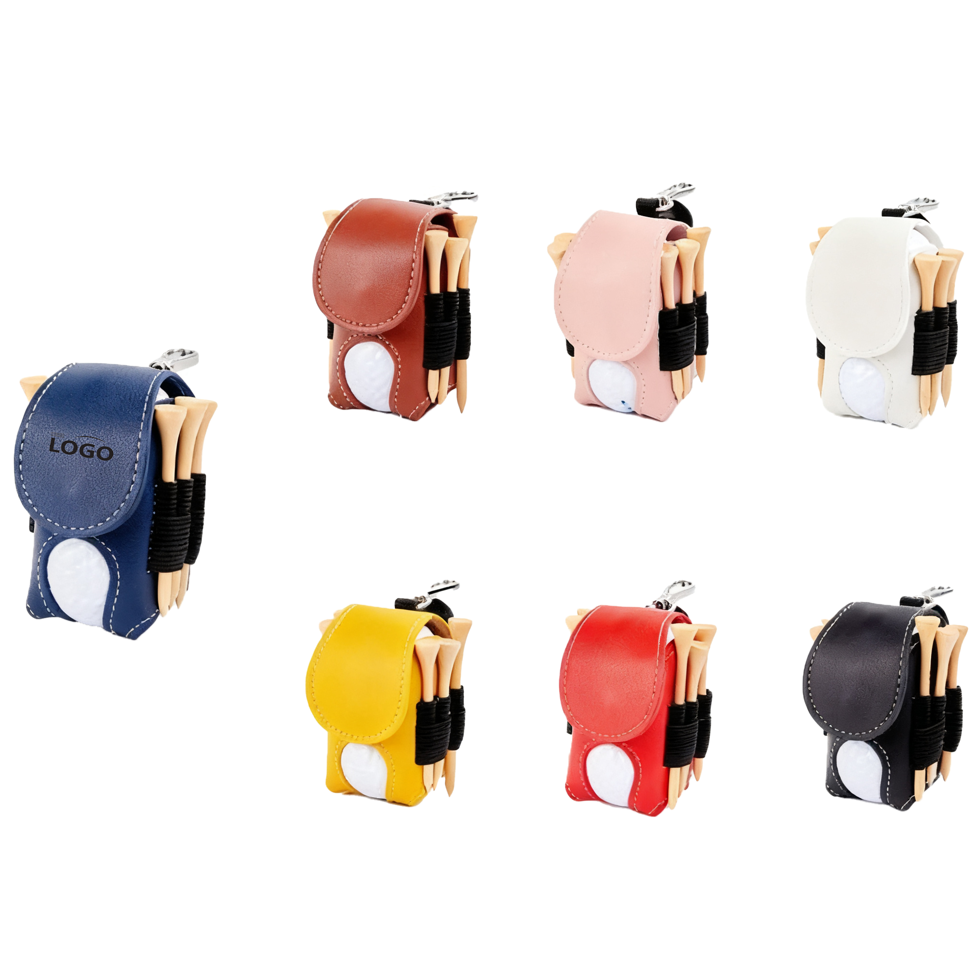 Outdoor Portable Waist-Mounted Golf Bag Tee Set 1