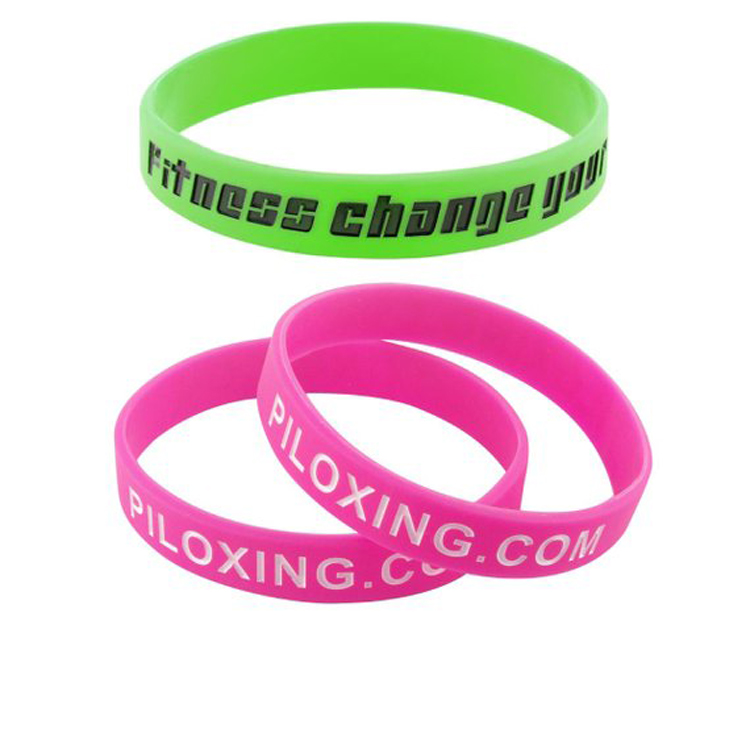 Debossed Silicone Bracelet 1
