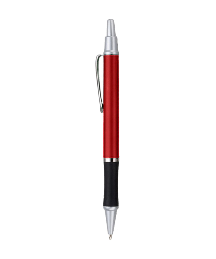Union Printed - Silvio Click Pen with Black Rubber Grip 5