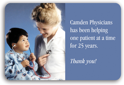 Sign - Small Rectangle w/Round Corners (4"x6")