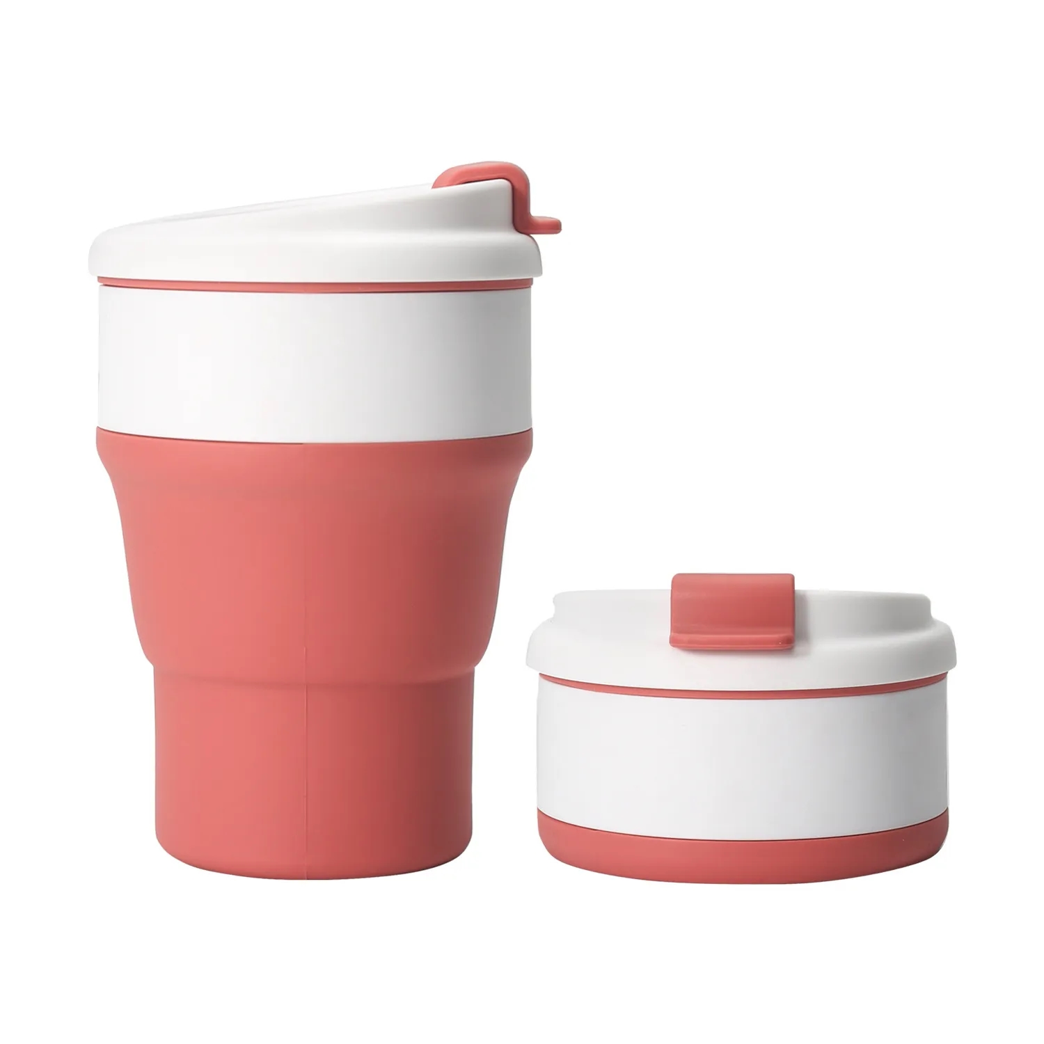 Collapsible Cup Silicone Folding Mug Sport bottle with Lids 2