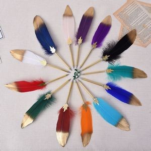 Pure Color Feather Pen 17