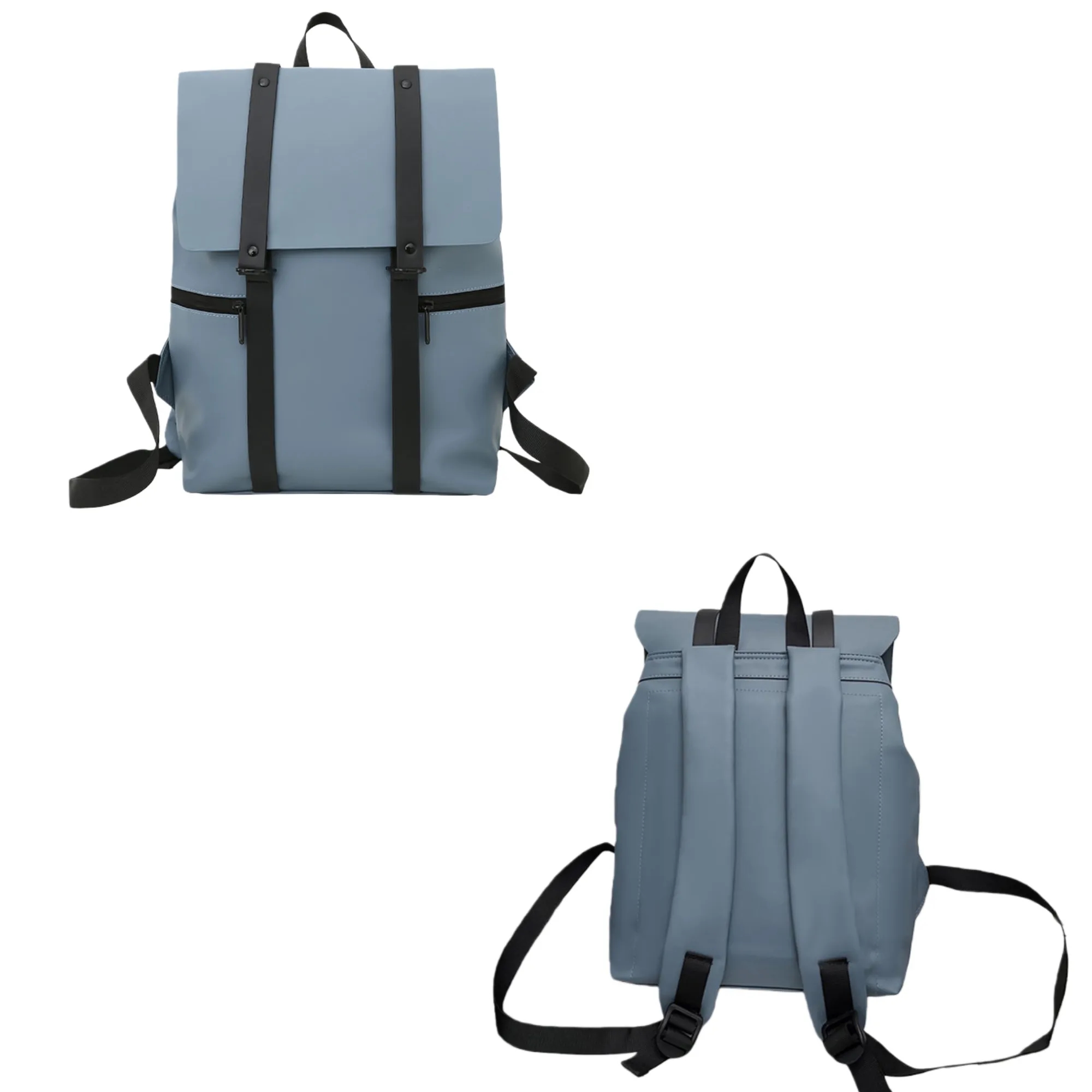 15" PU Leather Roadster Laptop Business Backpack Recycled 4