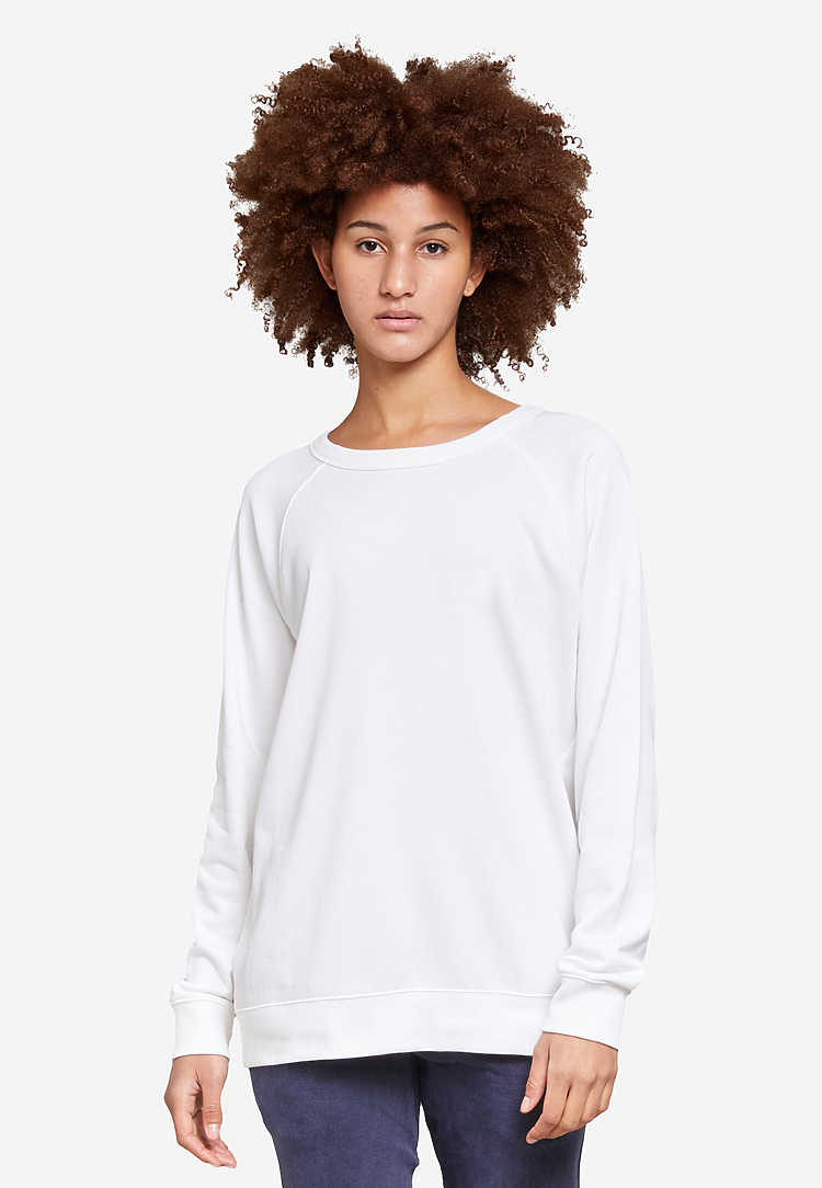 French Terry Raglan Crewneck, custom hoodie or sweatshirt with logo imprint 7