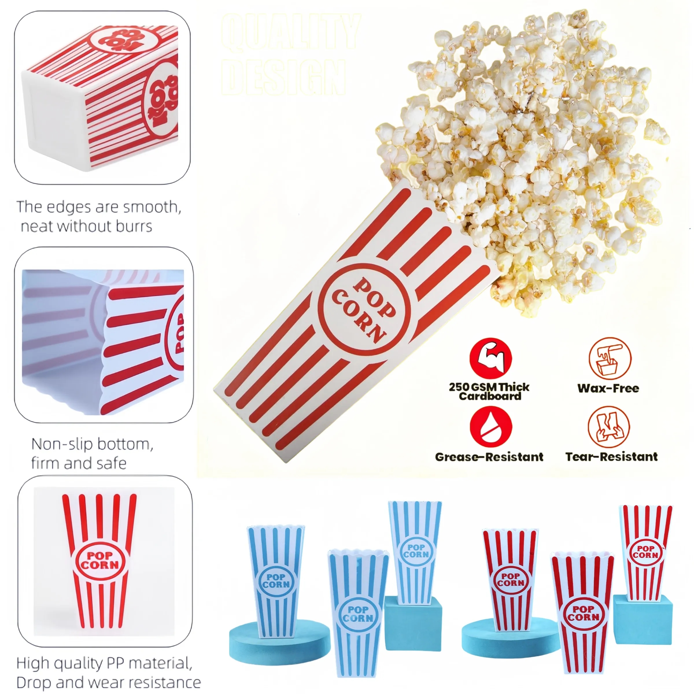 Plastic Popcorn Tubs 4