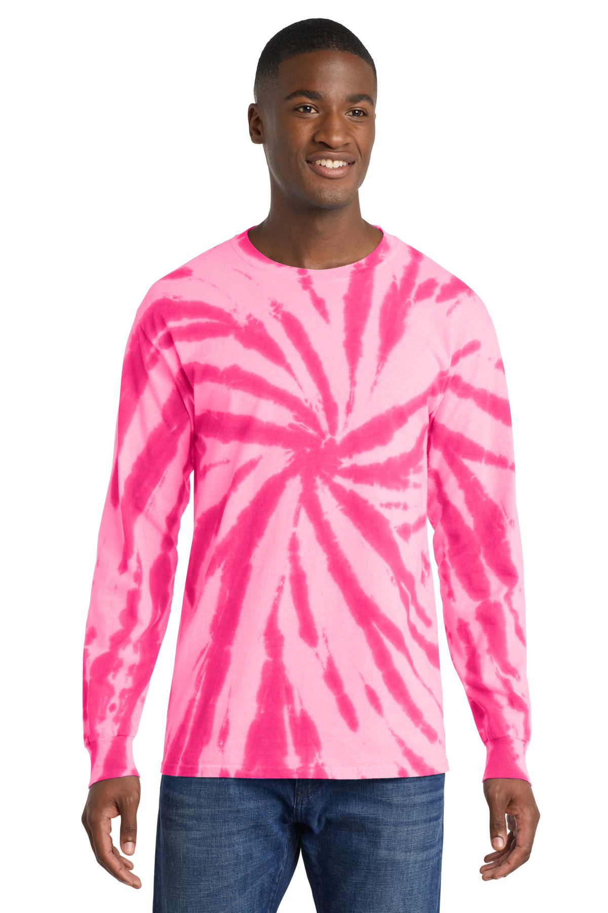 Port & Co Tie-Dye Long Sleeve Tee. PC147LS 16