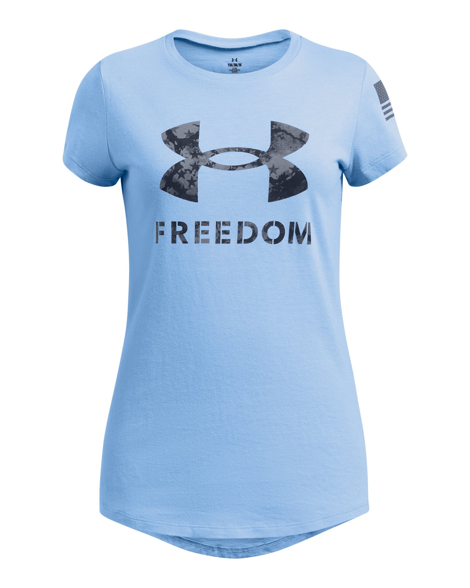 UA Freedom Printed Logo Girls' T-Shirt 3