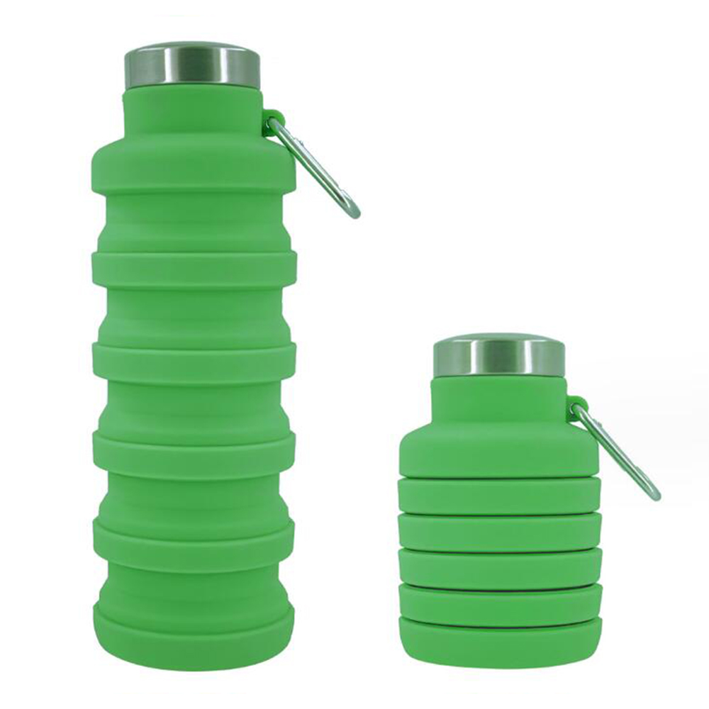 18 Oz Foldable Silicone Water Bottle 6