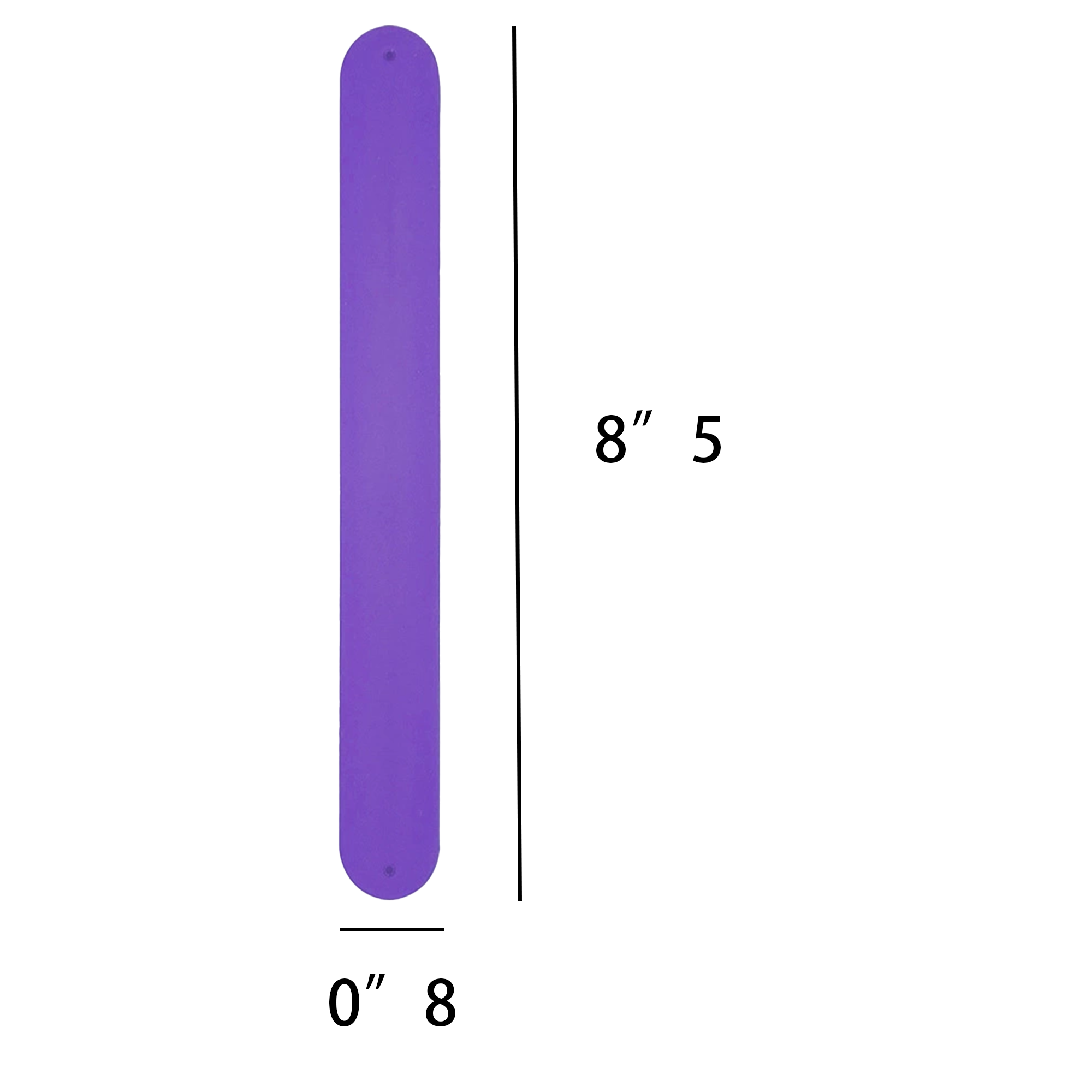 Solid Silicone Slap Wristband 2