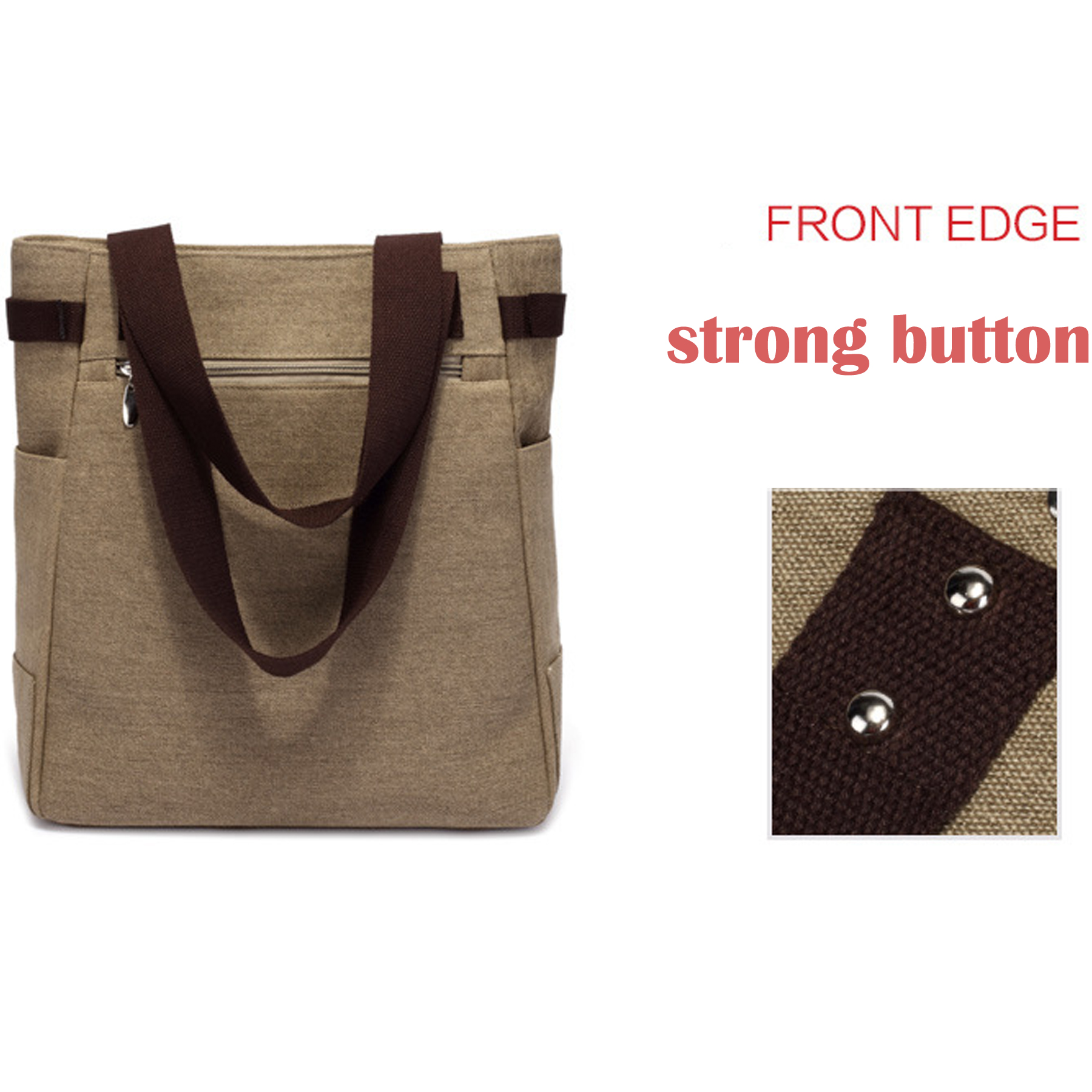 Women's Large Canvas Tote Bag 1