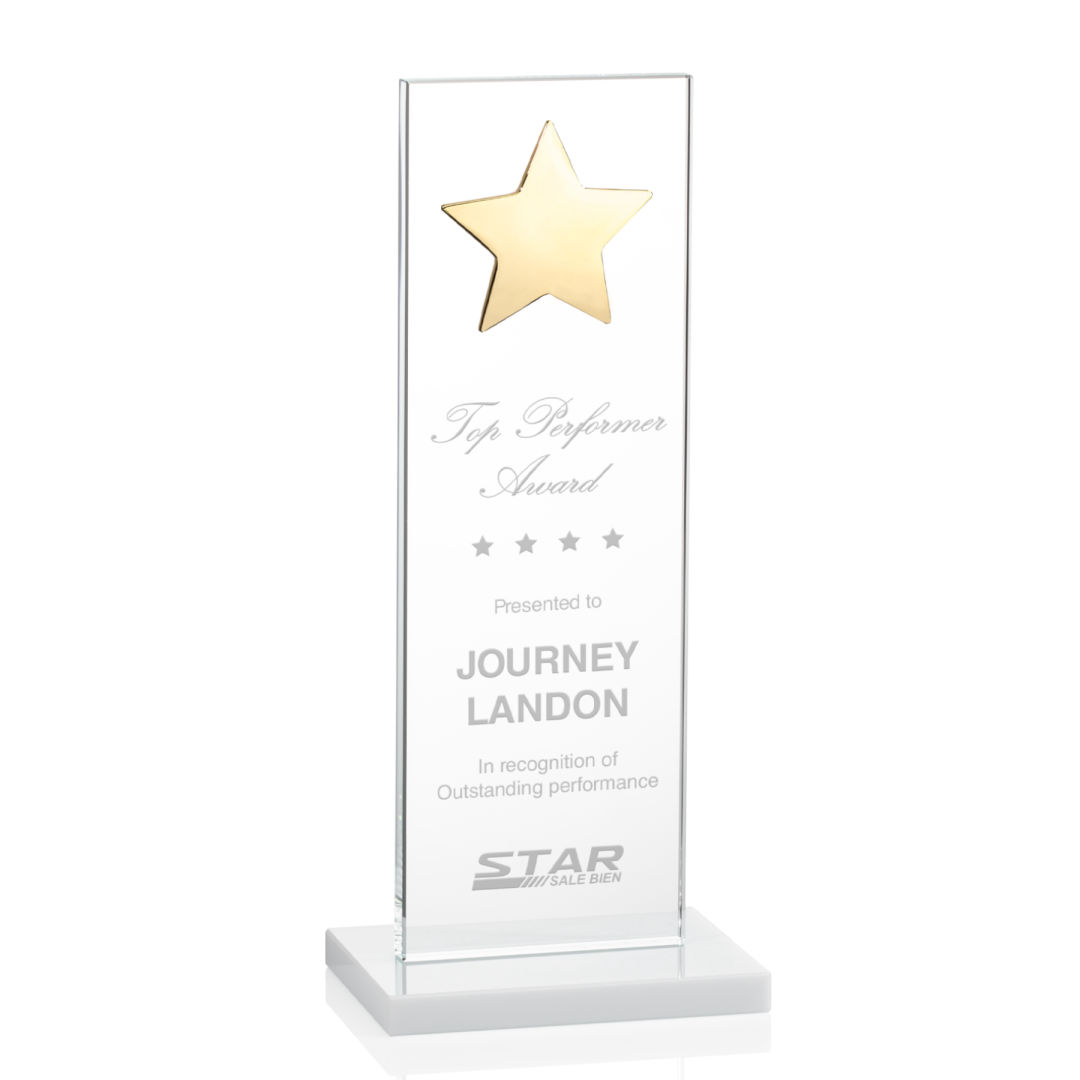 Dallas Star Award - White/Gold 3